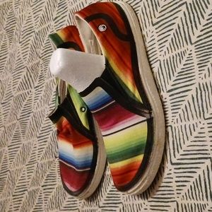 Ocean Minded Serape print water shoe casual slip-on 10M